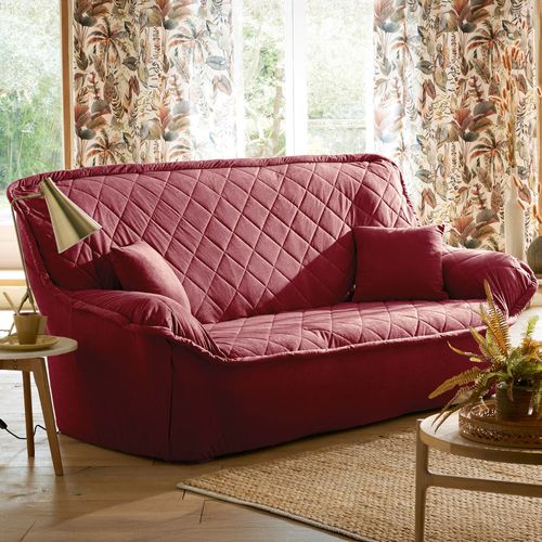 Housse De Coussin 40x40 Rose Framboise En Polyester
