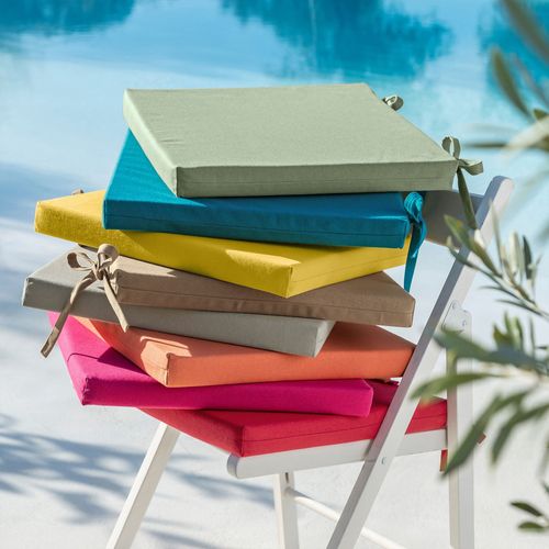 Lot de 2 Galettes 40x40 Rose Framboise En Coton