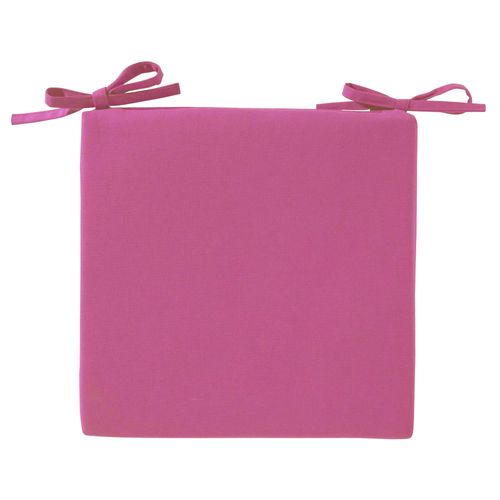 Lot de 2 Galettes 40x40 Rose Framboise En Coton