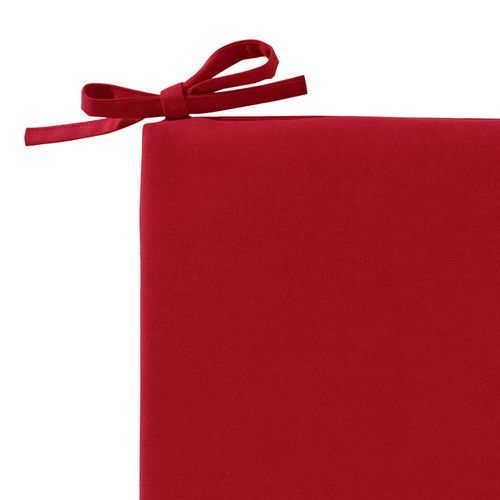 Lot de 2 Galettes 40x40 Rouge En Coton