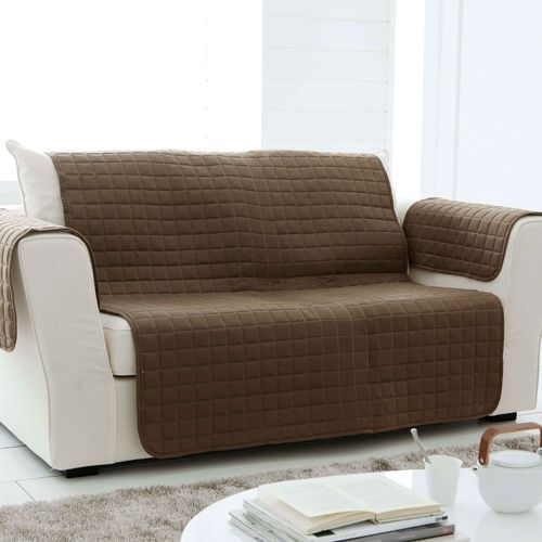 Protège Canapé 70x55 Marron Taupe En Polyester