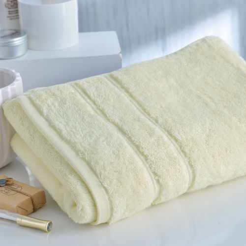 Lot De 2 Gant De Toilette 15x21 Blanc Ivoire En Coton