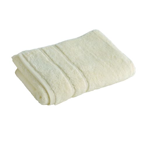 Drap De Bain 100x150 Blanc Ivoire En Coton