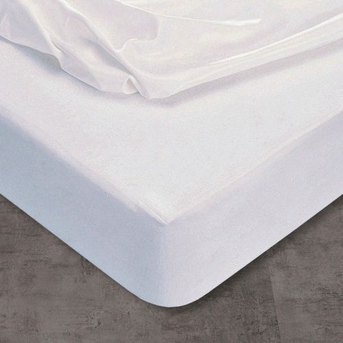 Protège Matelas 90x200 Blanc En Coton