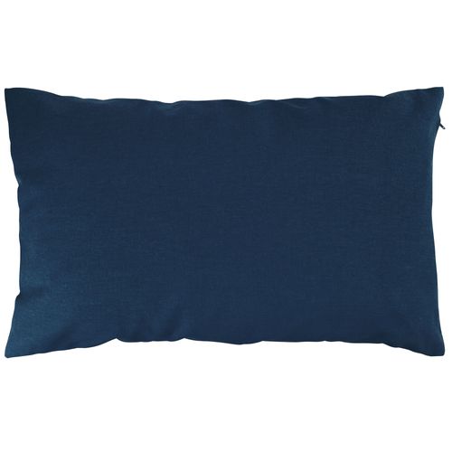 Housse De Coussin 35x60 Bleu En Coton