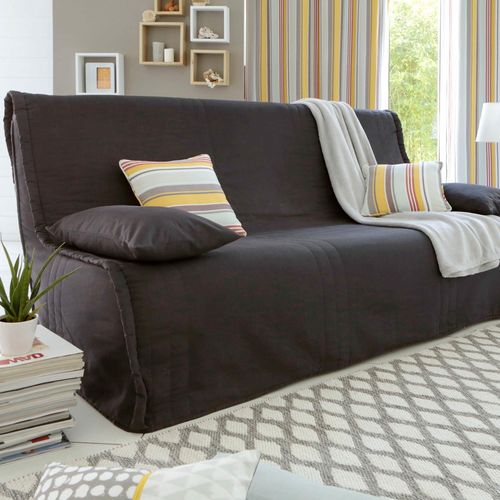 Housse De Coussin 35x60 Gris En Coton