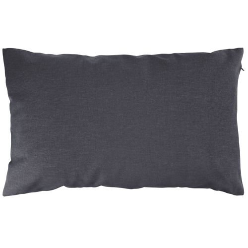 Housse De Coussin 35x60 Gris En Coton