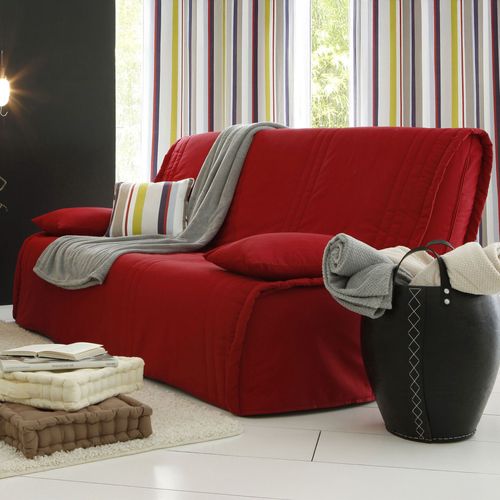 Housse De Coussin 35x60 Rouge En Coton