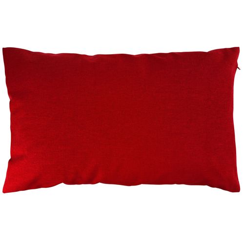 Housse De Coussin 35x60 Rouge En Coton