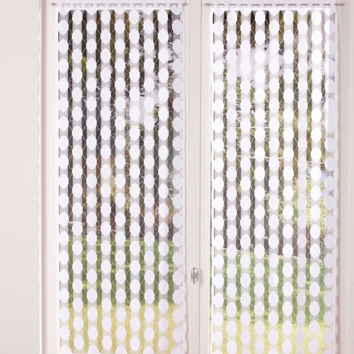 Voilage Droit 60x160 Blanc En Polyester