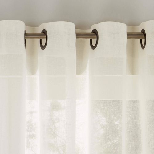 Voilage 150x240 Blanc Écru En Polyester