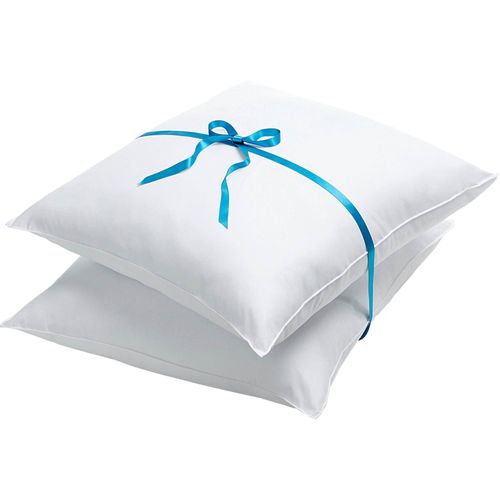 Oreiller Moelleux 60x60 Blanc En Polyester