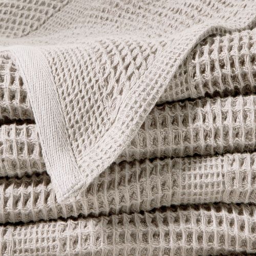 Plaid 150x150 Gris En Coton