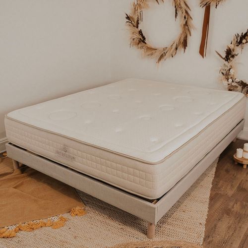 Matelas Latex 100% Naturel Prélude 2.0 Bio 90x190 Cm Soutien Ferme