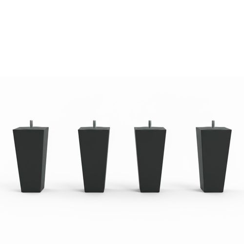 Pied De Lit Triangulaire Gris Hauteur 16 Cm (vendu à L'unité)