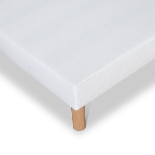 Sommier Tapissier Constantine 160x200 Cm Ep. 18 Cm Blanc (pieds Non Inclus)
