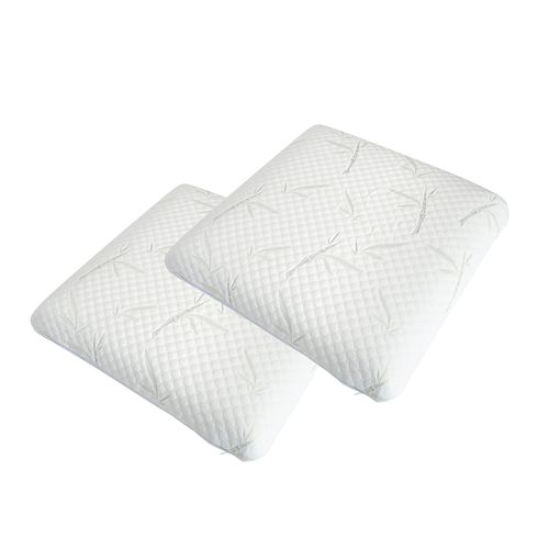 Olympe Literie - Lot De 2 Oreillers 60x60 Cm Serenite - Mousse Avec Mémoire De Forme