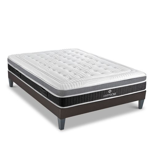 Ensemble Elégance 90x200 Cm Matelas Mousse + Sommier Bois