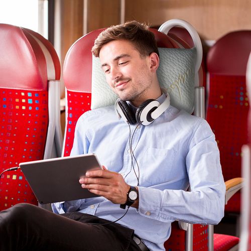 Oreiller 24x44 Cm Voyage 24x44 Cm Mémoire De Forme Mi-ferme