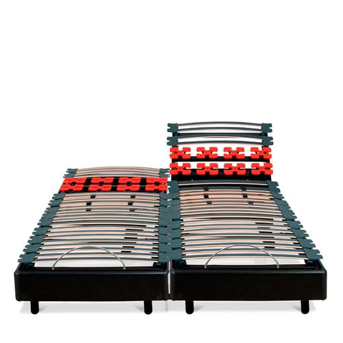 Jeu De 2 Sommiers Électriques Bodysoft 2x70x190 Cm Lattes et Plots