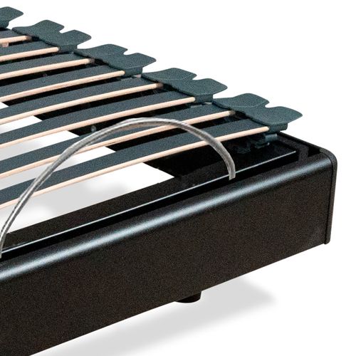 Jeu De 2 Sommiers Électriques Bodysoft 2x70x190 Cm Lattes et Plots