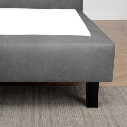 Pied De Lit Carré En Bois Noir Hauteur 10 Cm (vendu à L'unité)