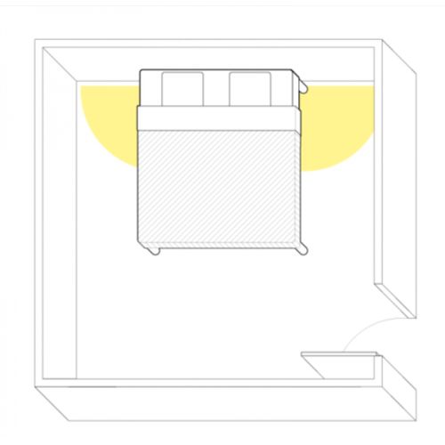 Pied De Lit Cylindrique Lumineux Hauteur 16 Cm (vendu à L'unité)