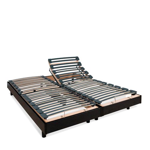 Jeu De 2 Sommiers Électriques Flex 2x90x190 Cm Lattes