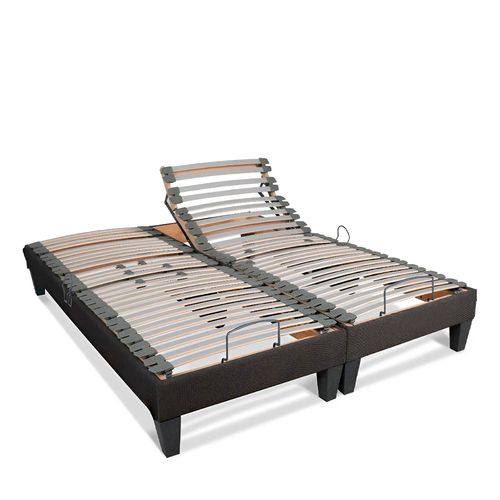 Jeu De 2 Sommiers Électriques Amiral 2x70x200 Cm Lattes