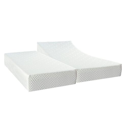 Ensemble Duo Matelas Mousse Accueil Mémoire De Forme + Sommiers Électriques Flex 2x80x200 Cm