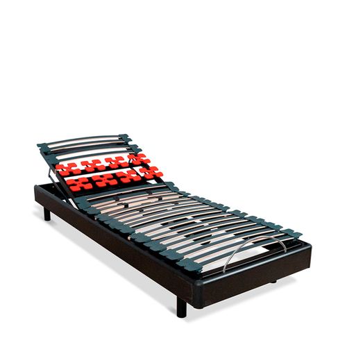 Ensemble Matelas Mousse Accueil Mémoire De Forme + Sommier Électrique Bodysoft 90x190 Cm