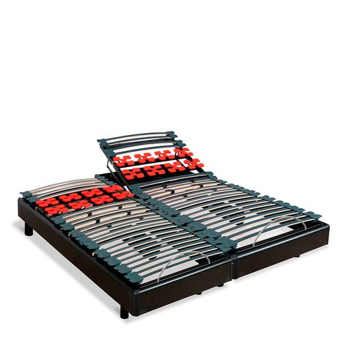 Ensemble Duo Matelas Mousse Accueil Mémoire De Forme + Sommiers Électriques Bodysoft 2x90x190 Cm