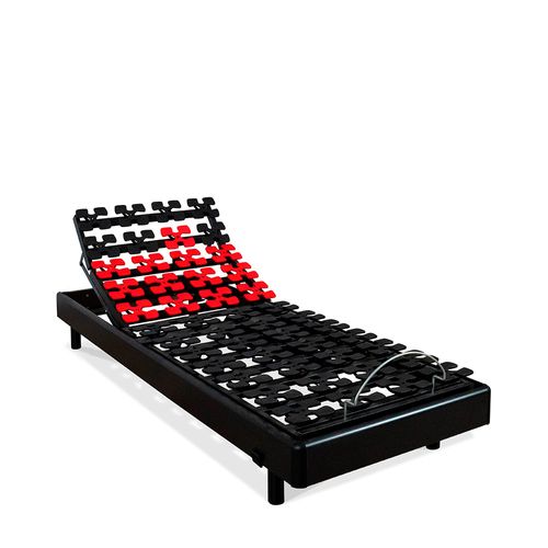 Ensemble Matelas Mousse Accueil Mémoire De Forme + Sommier Électrique Superflex 70x200 Cm