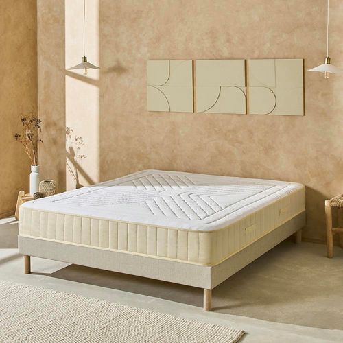 Ensemble Symphonie 2.0 90x190 Cm Matelas Mousse + Sommier Bois