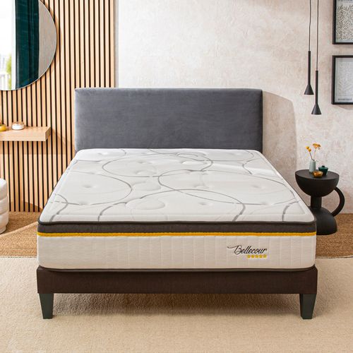 Bellecour Literie Ensemble Bellecour 3.0 160x200 Cm Matelas Ressorts  + Sommier Bois