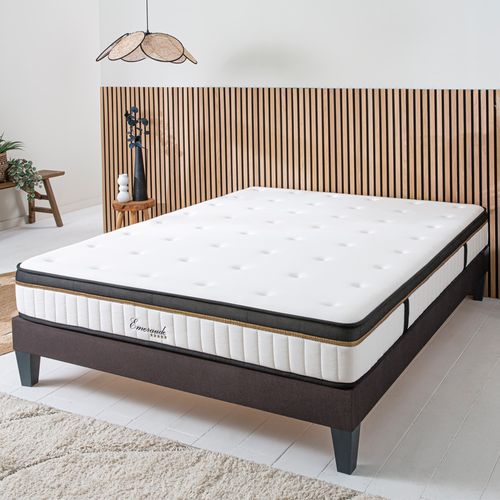 Matelas Emeraude Mousse Accueil Mémoire De Forme Moelleux - 24 Cm - 200 X 200 Cm