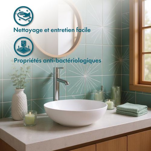 Vasque à Poser Ronde 40 Cm En Solide Surface - Boléa