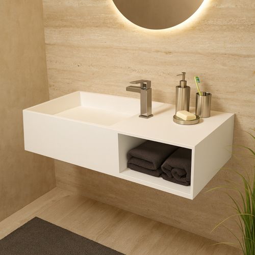 Ibiza - Meuble Vasque Rectangulaire Suspendue