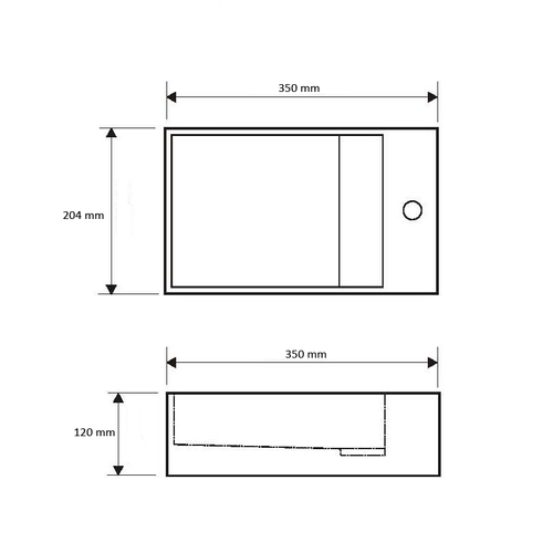 Lave-mains - Manita D - Droite
