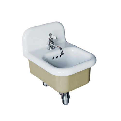 Lavabo Rétro En Céramique 35 Cm - True Colors Lite - Naturel