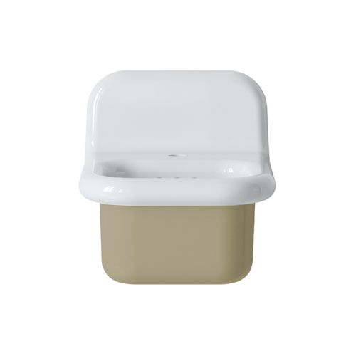 Lavabo Rétro En Céramique 35 Cm - True Colors Lite - Naturel