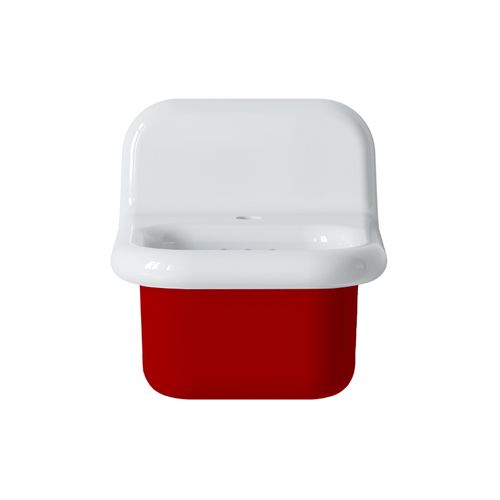 Lavabo Rétro En Céramique 35 Cm - True Colors Lite - Rouge