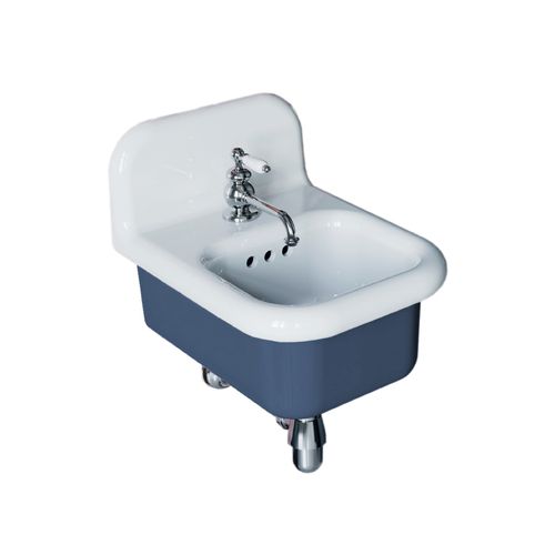 Lavabo Rétro En Céramique 35 Cm - True Colors Lite - Gris  