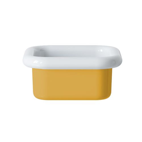 Lavabo Rétro à Poser En Céramique 40 Cm - True Colors Lite - Jaune Moutarde Brillant