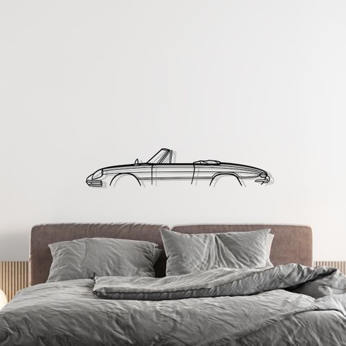 Décoration Murale En Métal - Silhouette De Voiture - Duetto - 80 Cm