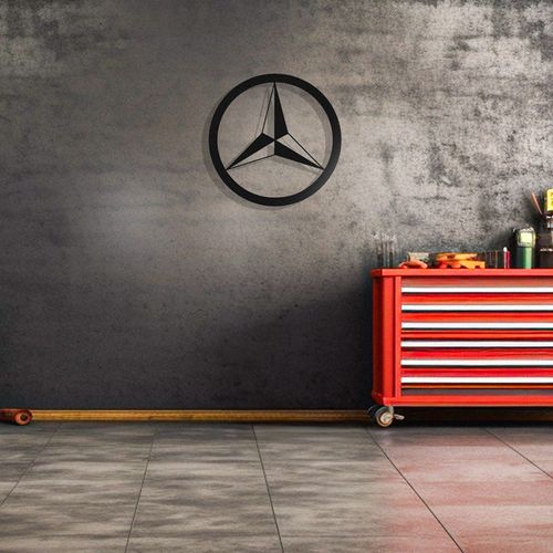 Décoration Murale En Métal - Logo De Voiture - Marque Emblématique Allemande