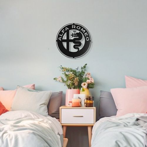 Décoration Murale En Métal - Logo De Voiture - Marque Emblématique Italienne