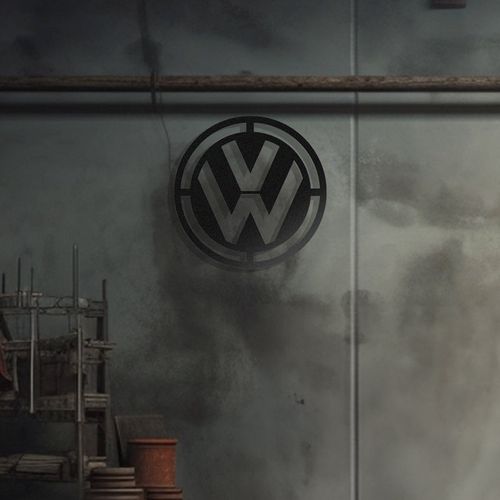 Décoration Murale En Métal - Logo De Voiture - Marque Emblématique Allemande