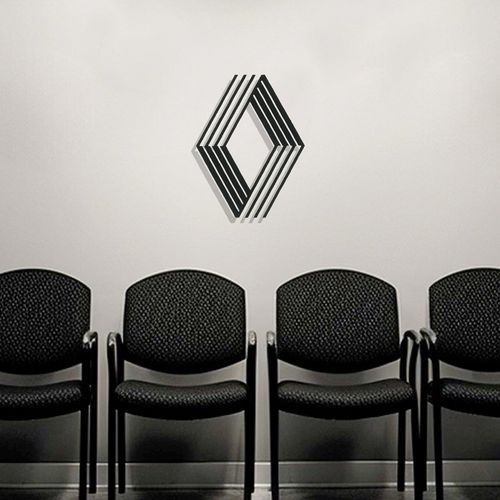 Décoration Murale En Métal - Logo De Voiture - Marque Emblématique Française 1972