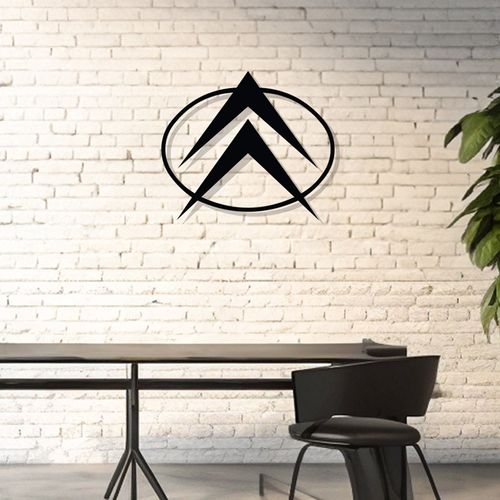 Décoration Murale En Métal - Logo De Voiture - Marque Emblématique Française